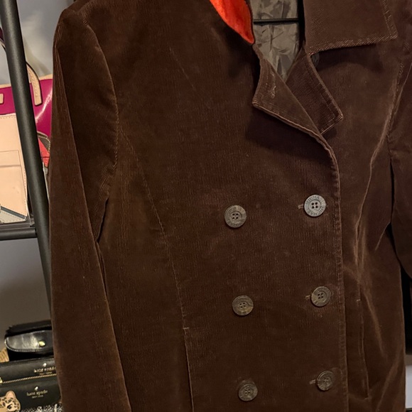 Michael Kors Women's Chocolate Pea Coat - Picture 6 of 8